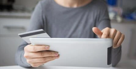 Tablet with documents